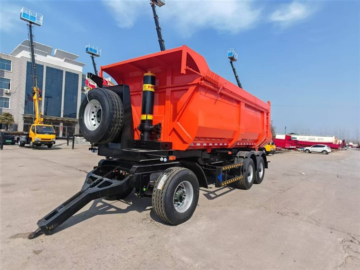 Mid-mounted Axled Box-type Semi-trailer